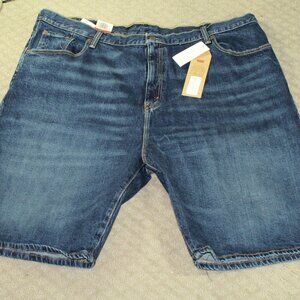 NEW Levis 569 Denim Jeans Shorts Mens 44 Loose Fit Relaxed Bermuda Blue